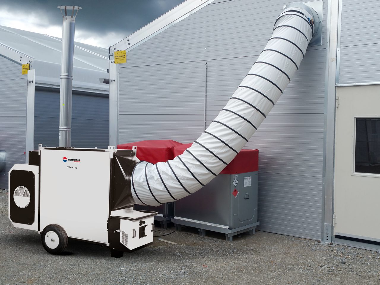 Biemmedue Arcotherm Titan 235T indirect combustion heavy duty mobile space heaters with centrifugal fan - Image 14