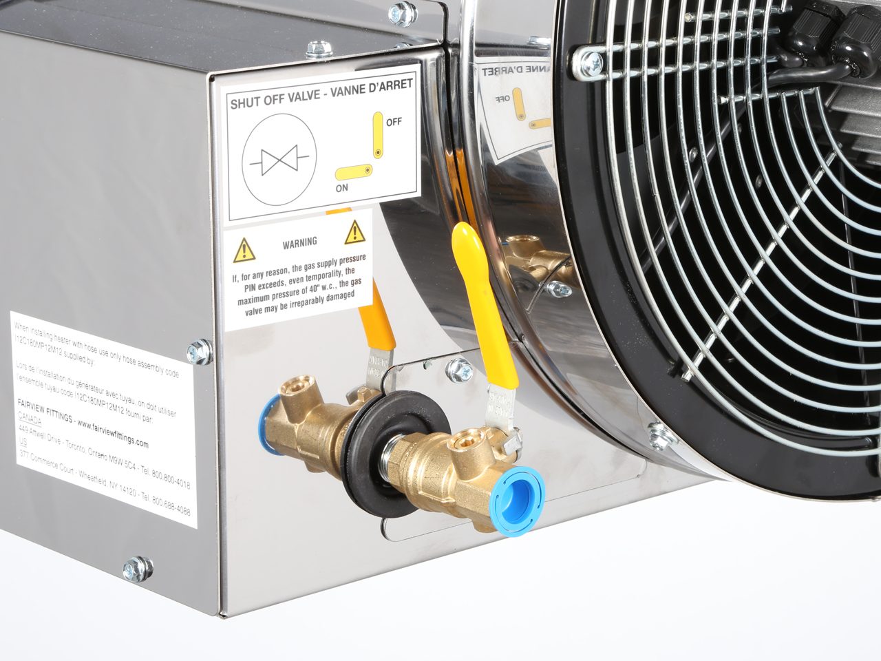 Biemmedue Arcotherm GA/N 115 C suspended low pressure gas direct fired space heaters - Image 5