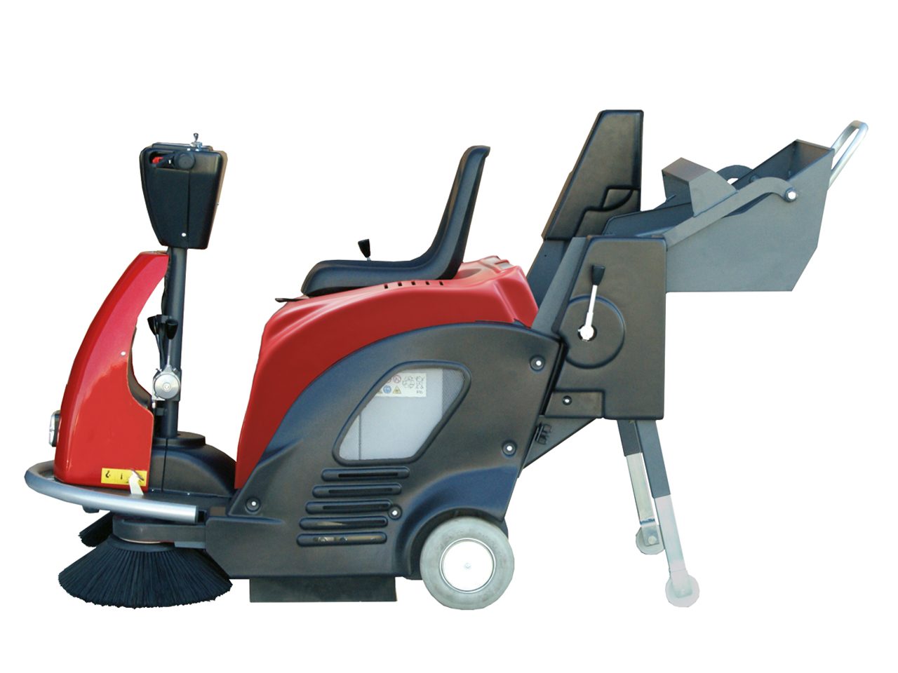 Biemmedue Arcomat Dusty 1100 STH ride on combustion engine motorised vacuum sweepers - Image 4