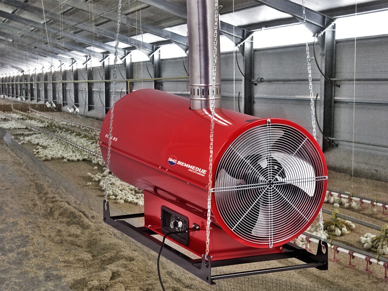 Biemmedue Arcotherm EC/S 85 indirect combustion mobilespaceheaters - Image 4