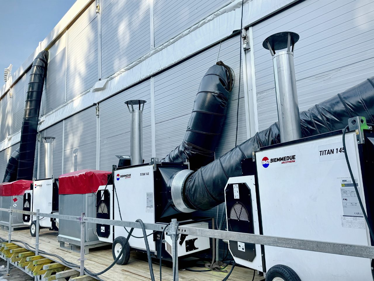 Biemmedue Arcotherm Titan 235T indirect combustion heavy duty mobile space heaters with centrifugal fan - Image 13