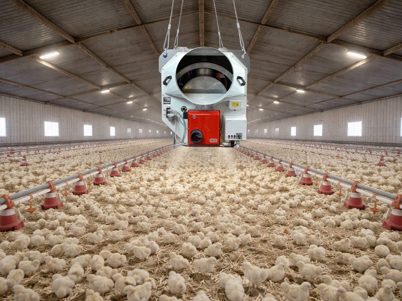 Biemmedue Arcotherm CH 100 indirect combustion heavy duty suspended space heaters - Image 9