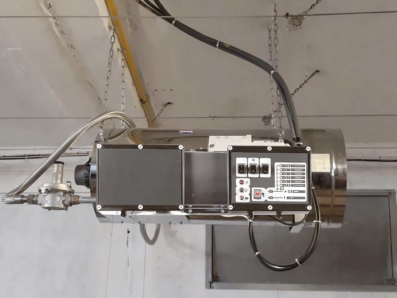 Biemmedue Arcotherm GA/N 115 C suspended low pressure gas direct fired space heaters - Image 9