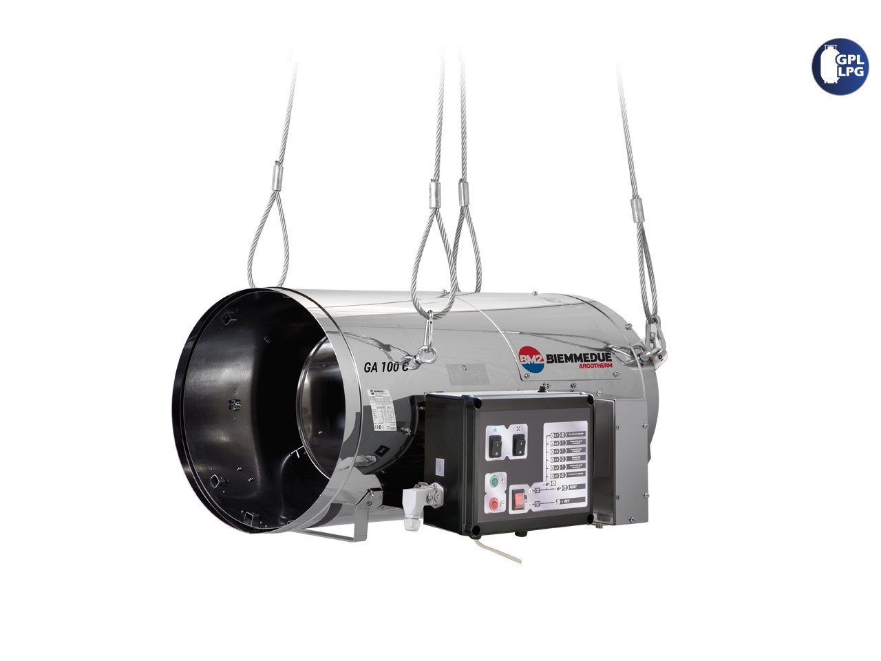 Biemmedue Arcotherm GA 100 C suspended lpg direct fired space heaters