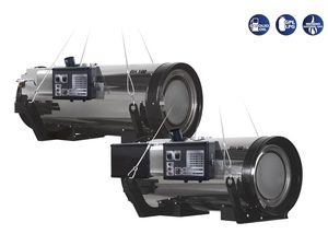 Biemmedue Arcotherm BH 100 suspended indirect fired space heaters