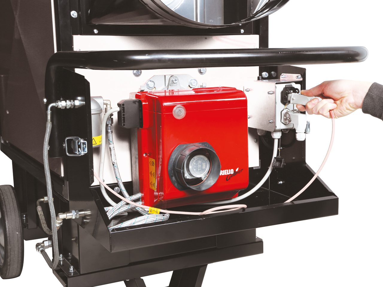 Biemmedue Arcotherm Titan 235T indirect combustion heavy duty mobile space heaters with centrifugal fan - Image 8