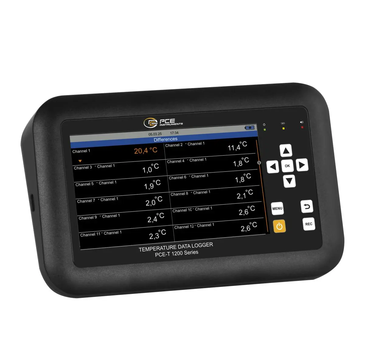 PCE Instruments PCE-T 1220 temperatuuriandmeloger