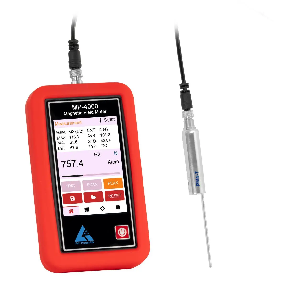 PCE Instruments LM-MP4000-4T magnetomeeter
