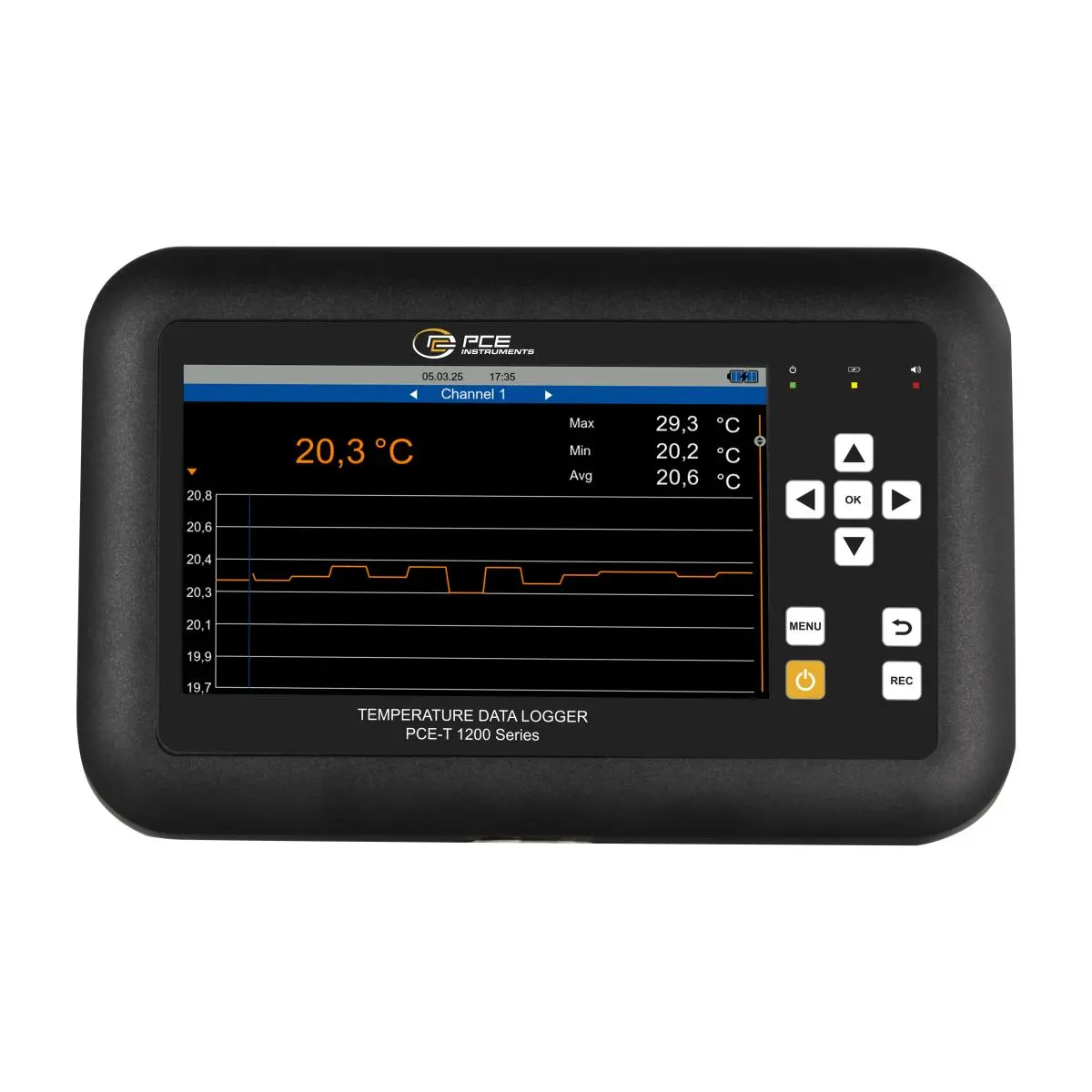 PCE Instruments PCE-T 1220 temperatuuriandmeloger