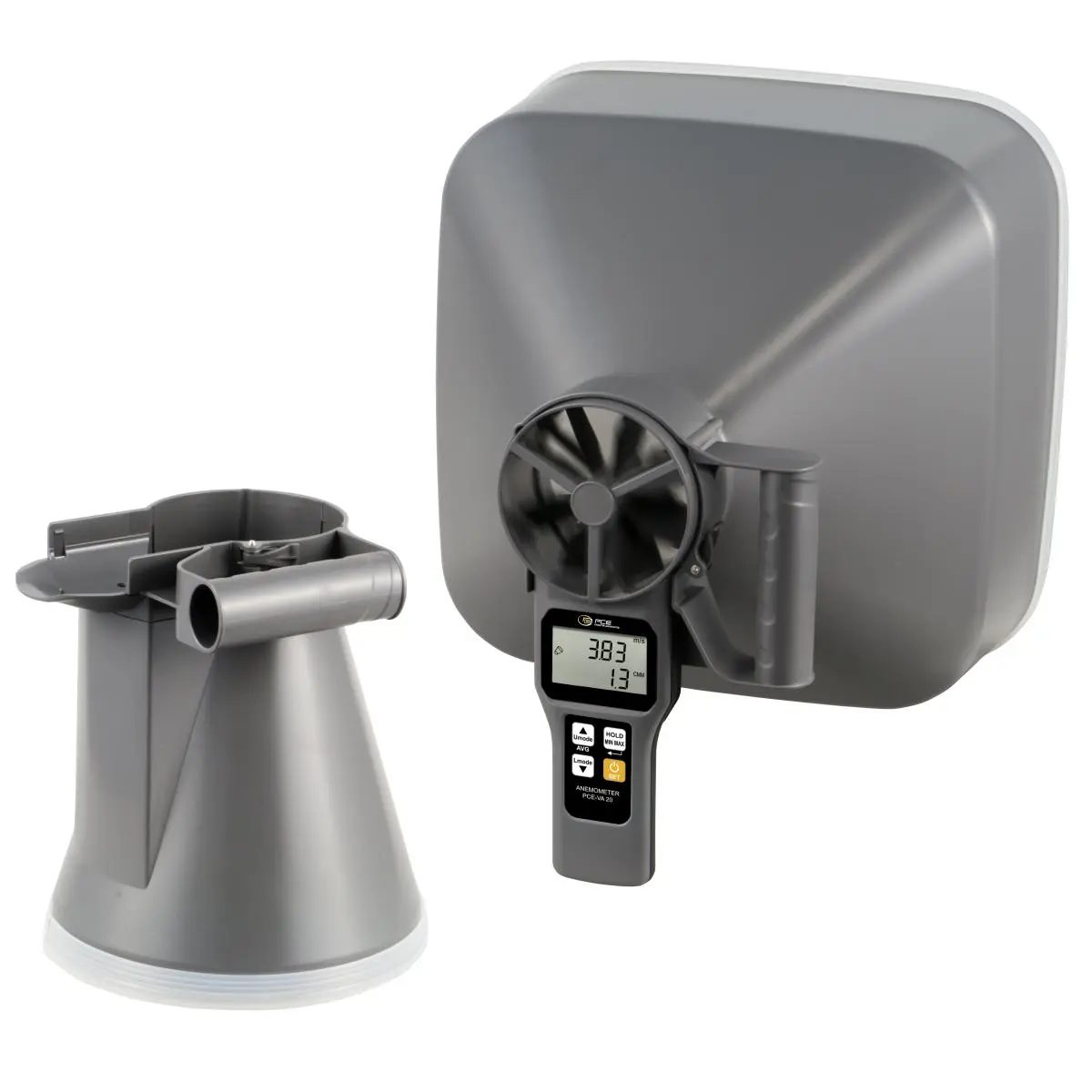 Dew Point Thermometer with Capture Hoods PCE-VA 20-SET