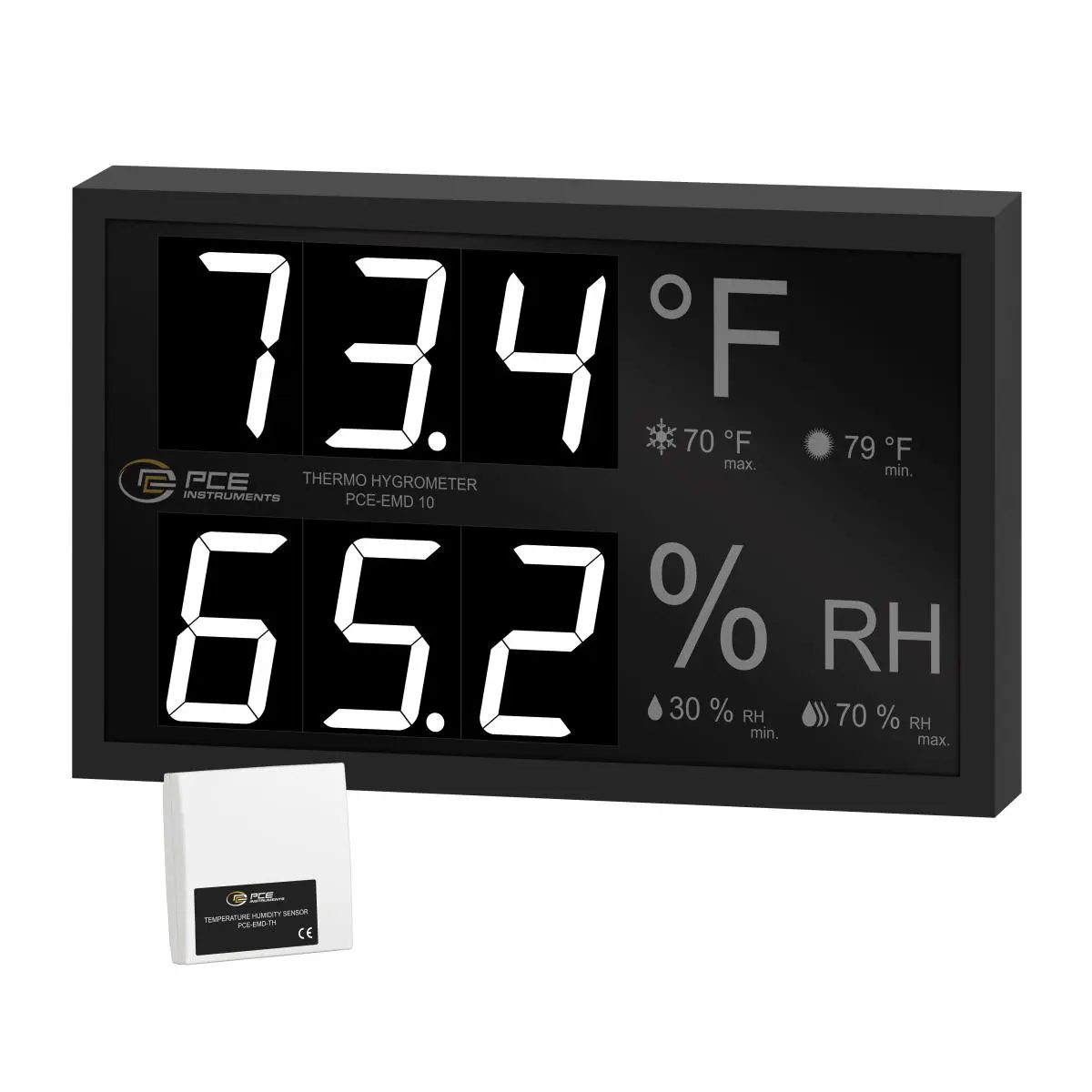 PCE Instruments PCE-EMD 10 temperatuuri- ja niiskusmõõtur