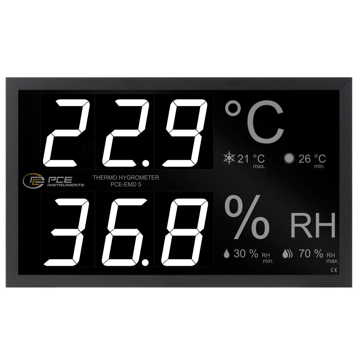 PCE Instruments PCE-EMD 5 kastepunkti termomeeter - Pilt 2