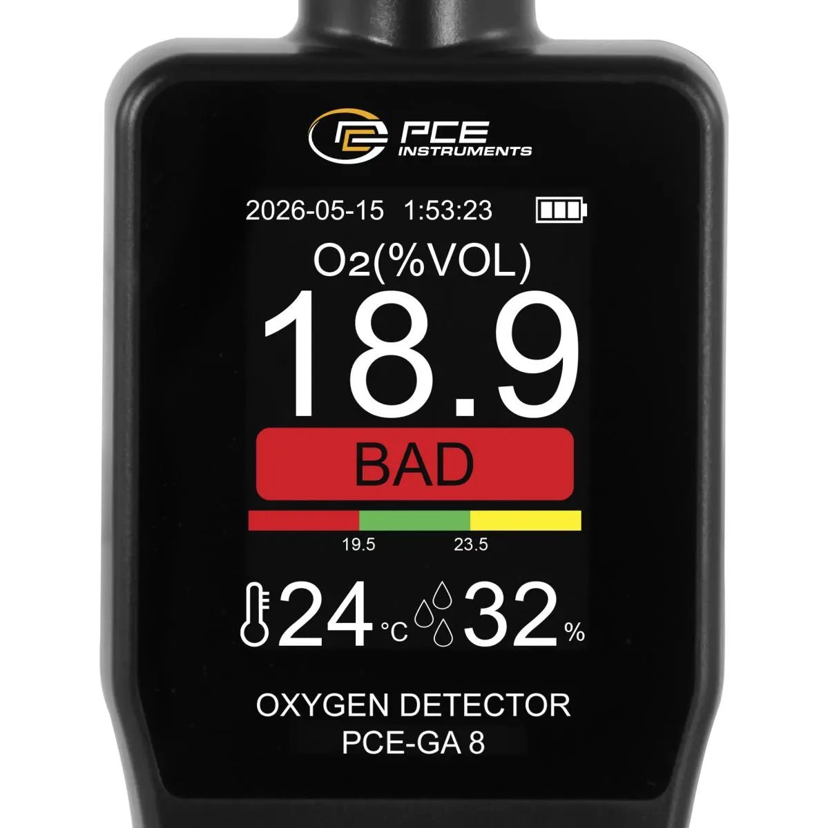 PCE Instruments PCE-GA 8 gas detector / gas detection instrument - Image 2