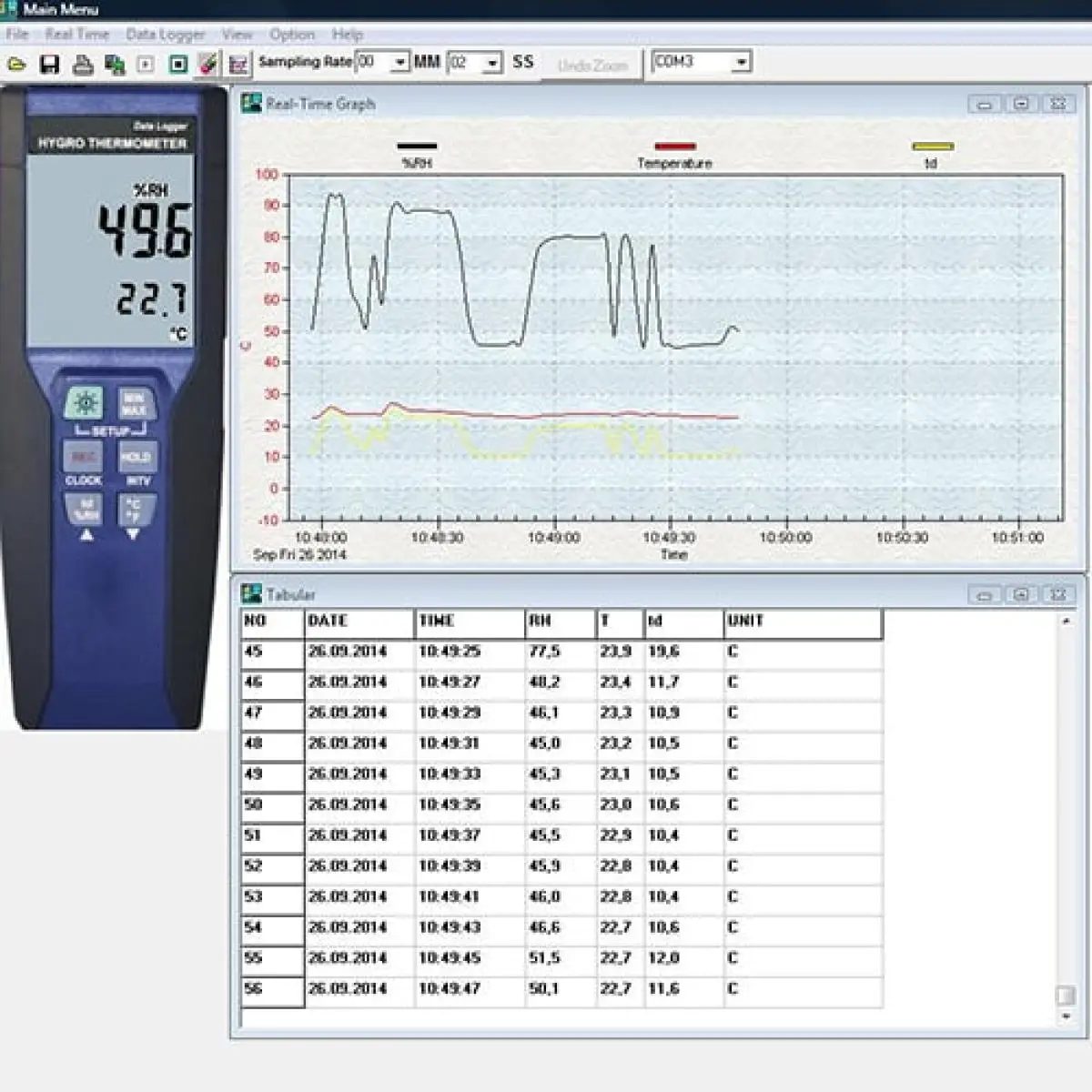 PCE Instruments PCE-330 heat stress meter - Image 2