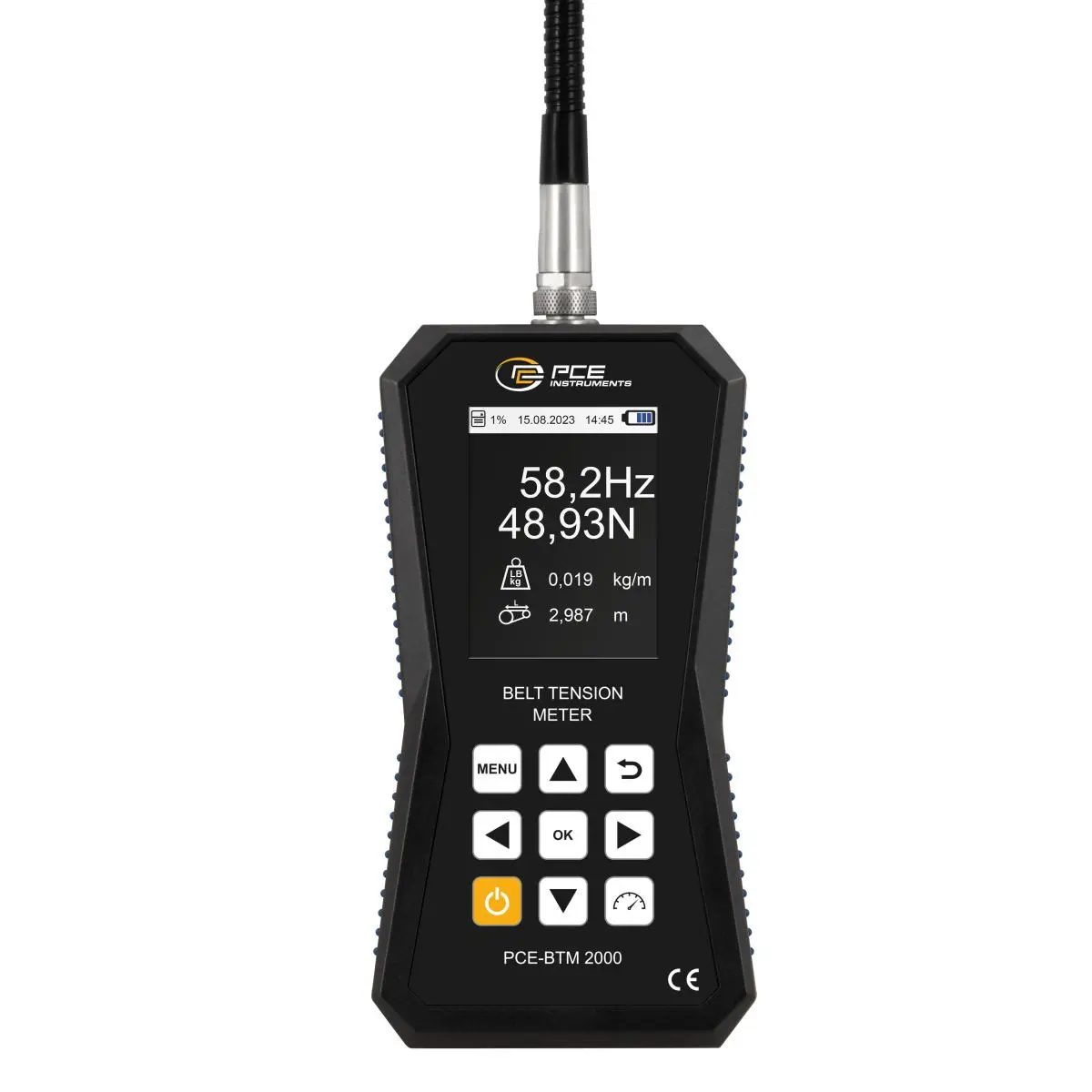 PCE Instruments PCE-BTM 2000A force gauge / belt tension meter - Image 2