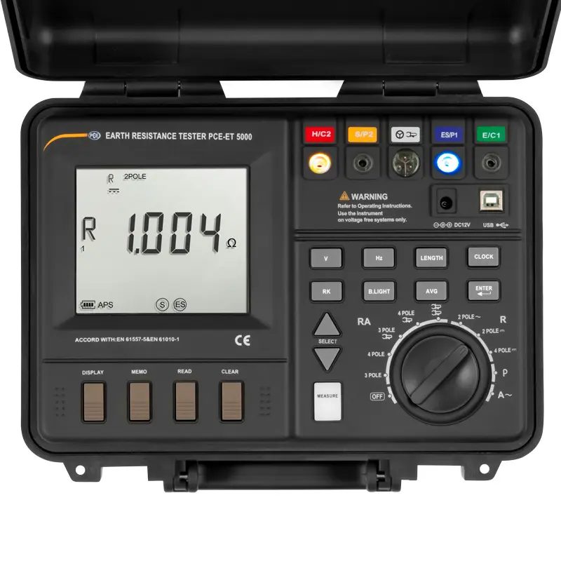 PCE Instruments PCE-ET 5000 earth tester / earth resistance meter - Image 2
