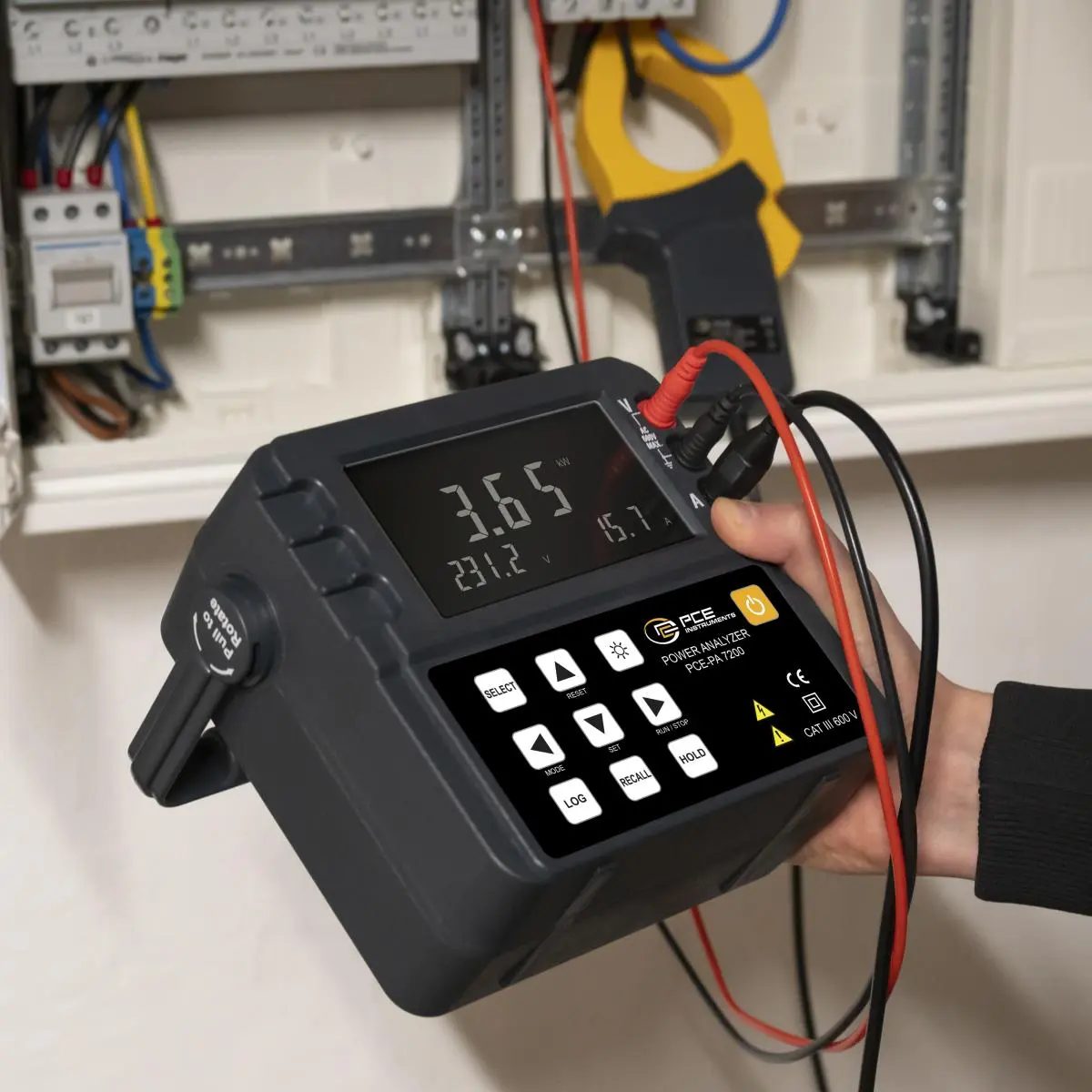 PCE Instruments PCE-PA 7200 kaasaskantav võimsusanalüsaator - Pilt 8