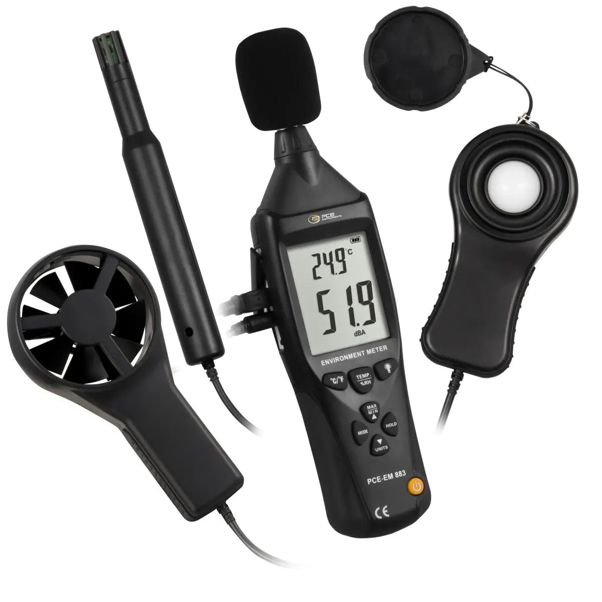 PCE Instruments PCE-EM 883 tuulekiiruse mõõtejaam