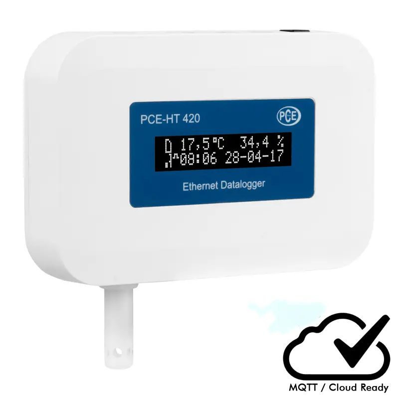 PCE Instruments PCE-HT 420IoT temperatuuri- ja niiskusandmesalvesti