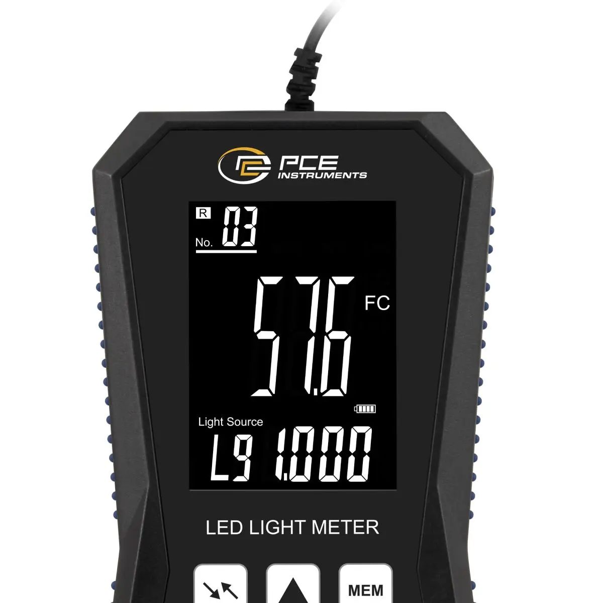 PCE Instruments PCE-LED 30 lux-meeter - Pilt 4