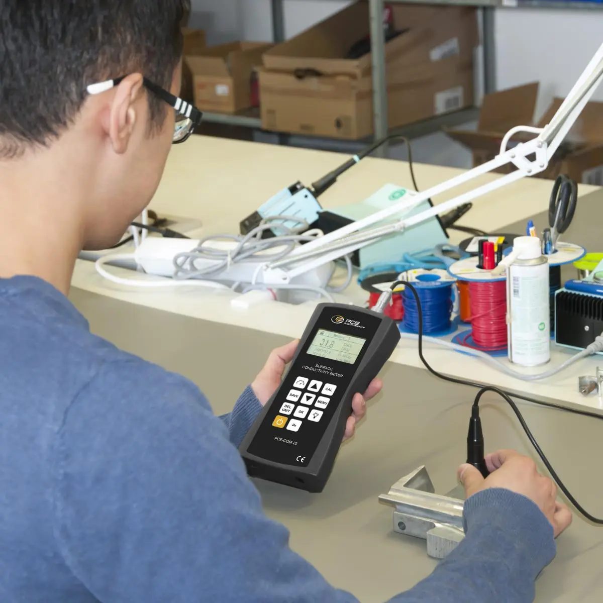 PCE Instruments PCE-COM 20 conductivity tester for metals - Image 7