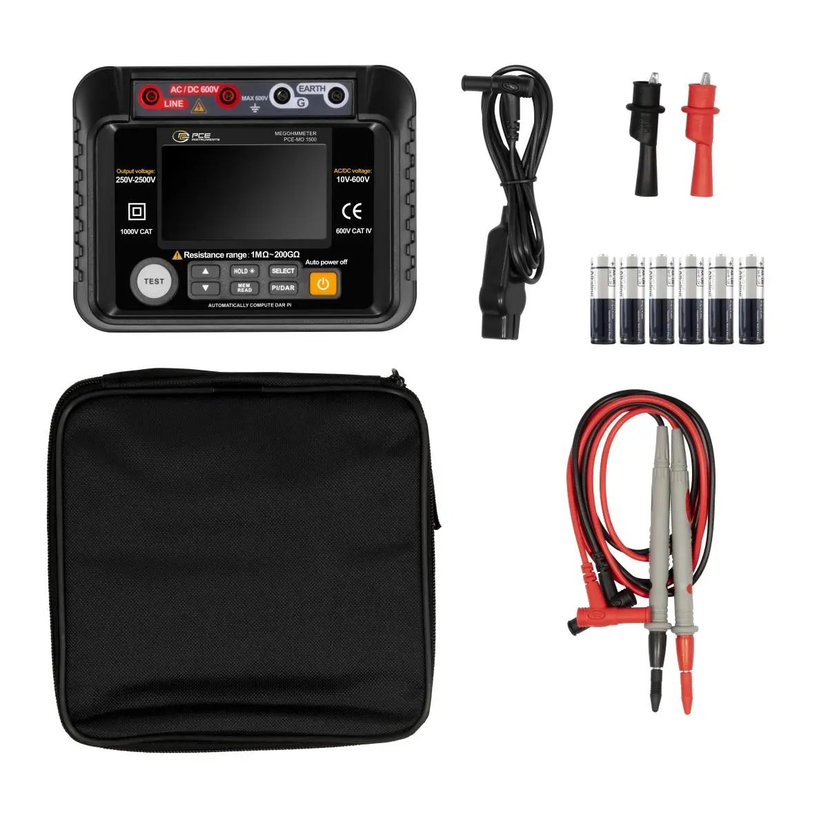 PCE Instruments PCE-MO 1500 insulation tester / insulation meter - Image 6
