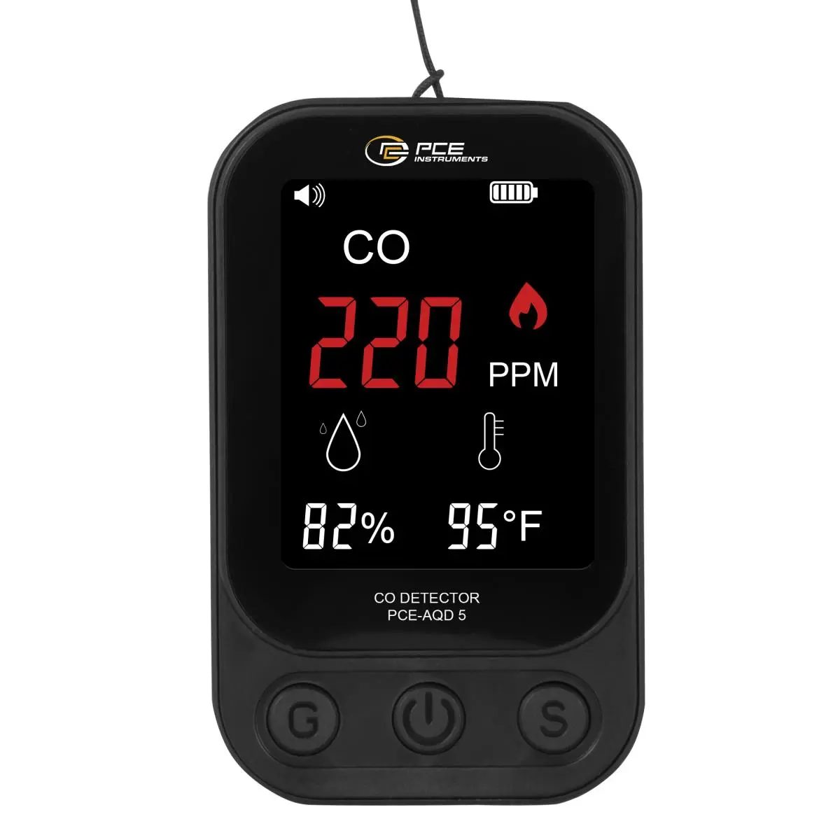 PCE Instruments PCE-AQD 5 aerosol meter / aerosol measuring device - Image 2