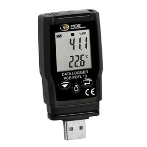 PCE Instruments PCE-PDFL 10 temperatuuri- ja niiskusandmeloger