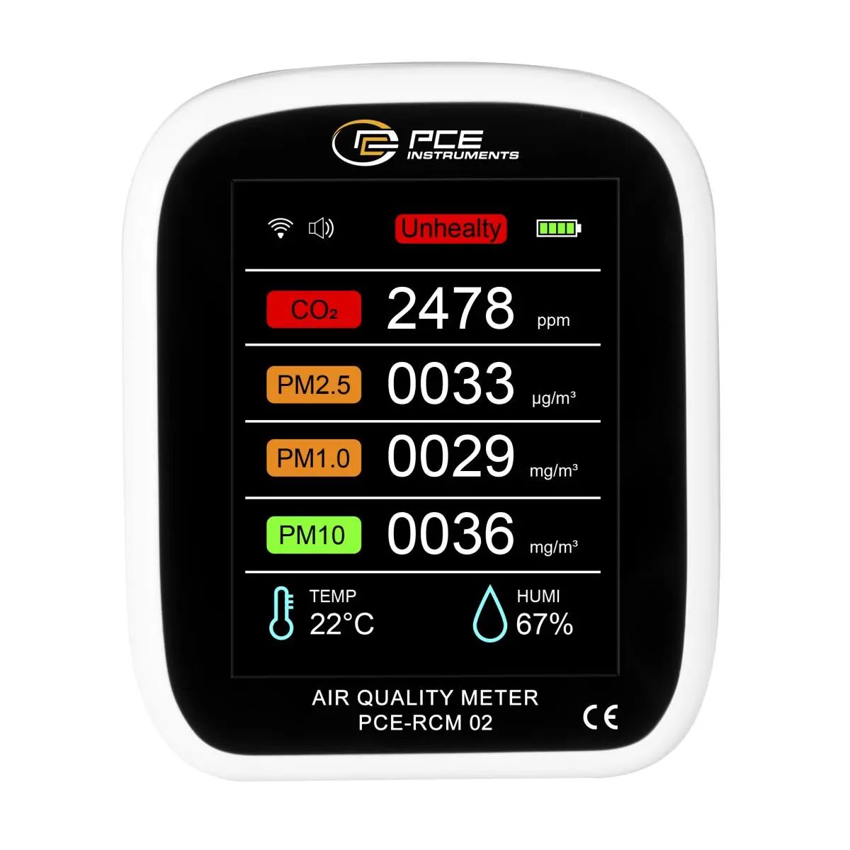 PCE Instruments PCE-RCM 02 aerosol measuring device - Image 2