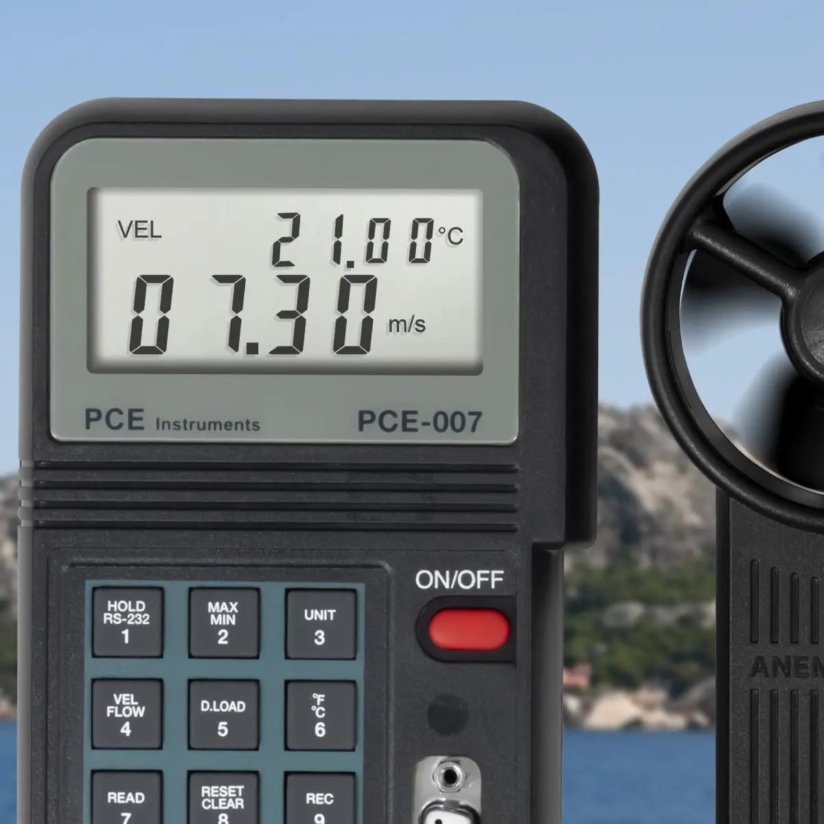 PCE Instruments PCE-007 airwheel wind measurer - Image 2