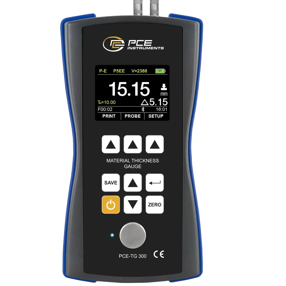 PCE Instruments PCE-TG 300-NO7 ultraheli paksusemõõtur